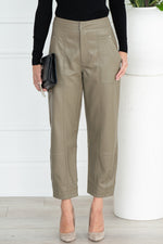 TURIN FAUX LEATHER PANTS