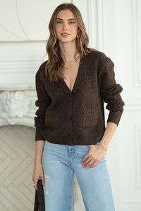 BRAXTON CARDIGAN-BR