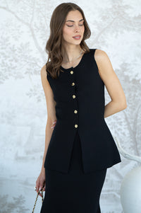 DOUBLE TAKE VEST TOP