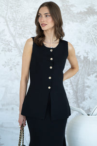 DOUBLE TAKE VEST TOP