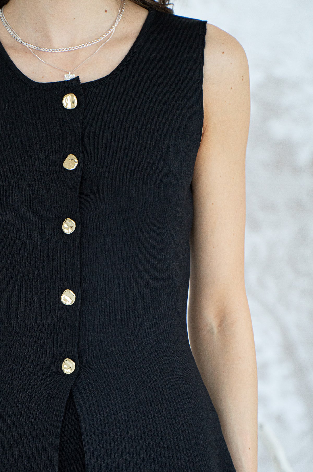 DOUBLE TAKE VEST TOP