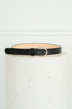 DOMINI LEATHER BELT-BK