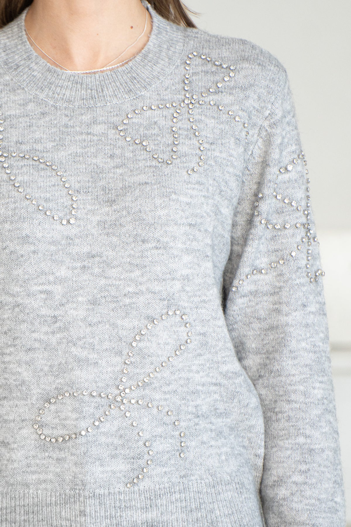 BOW STONE SWEATER