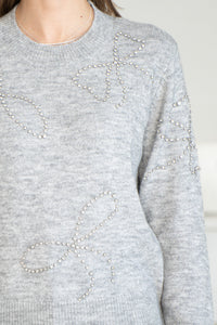 BOW STONE SWEATER