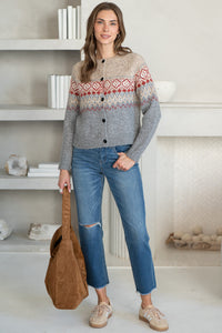 KENNY FAIRISLE CARDIGAN