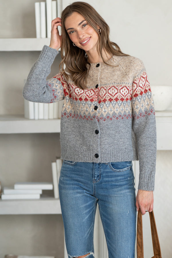 KENNY FAIRISLE CARDIGAN