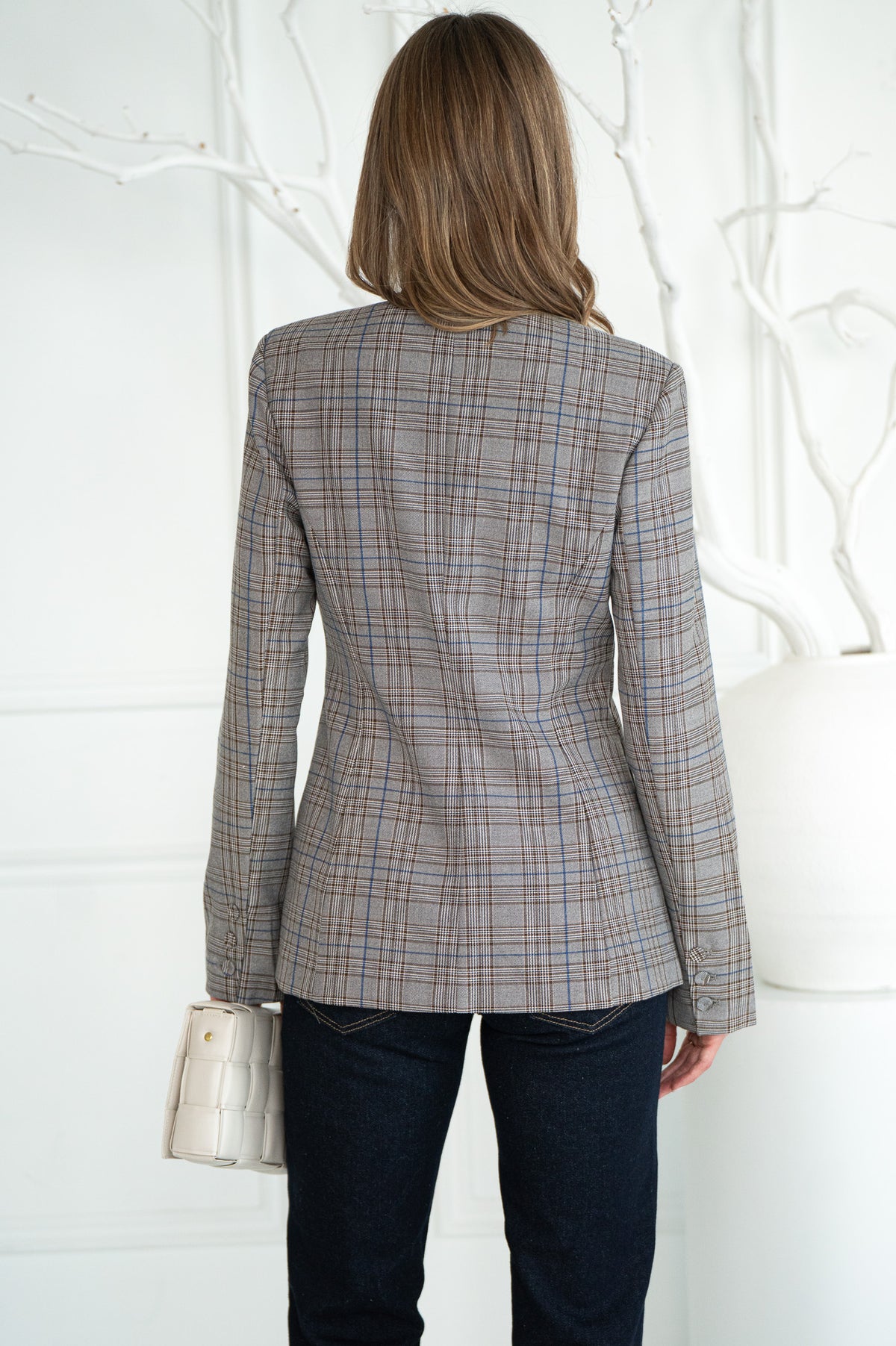 IMANI PLAID BLAZER