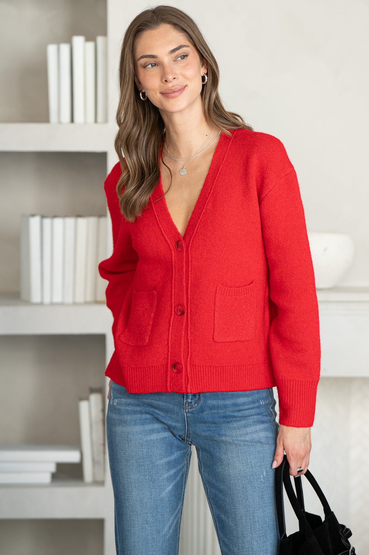 BRAXTON CARDIGAN-RD