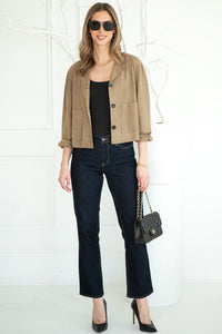 NINA FAUX SUEDE BLAZER