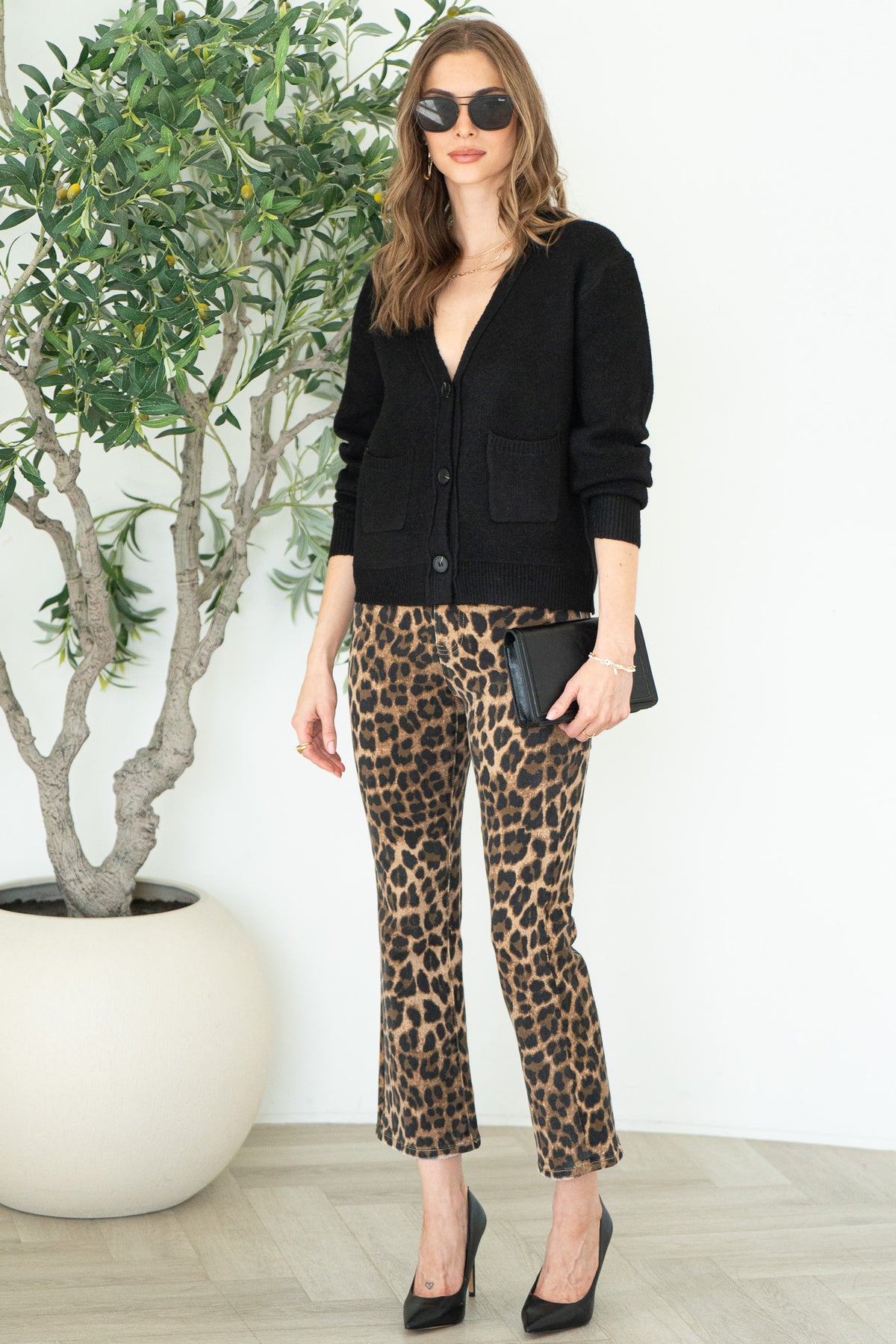 BRAXTON CARDIGAN-BK