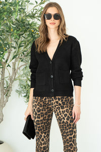 BRAXTON CARDIGAN-BK