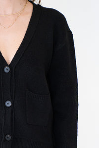 BRAXTON CARDIGAN-BK