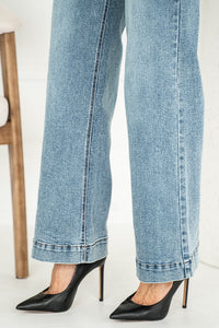 DREW WIDE LEG JEANS IN BLUE