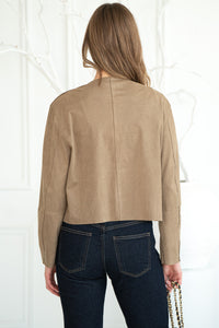 NINA FAUX SUEDE BLAZER