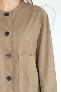 NINA FAUX SUEDE BLAZER