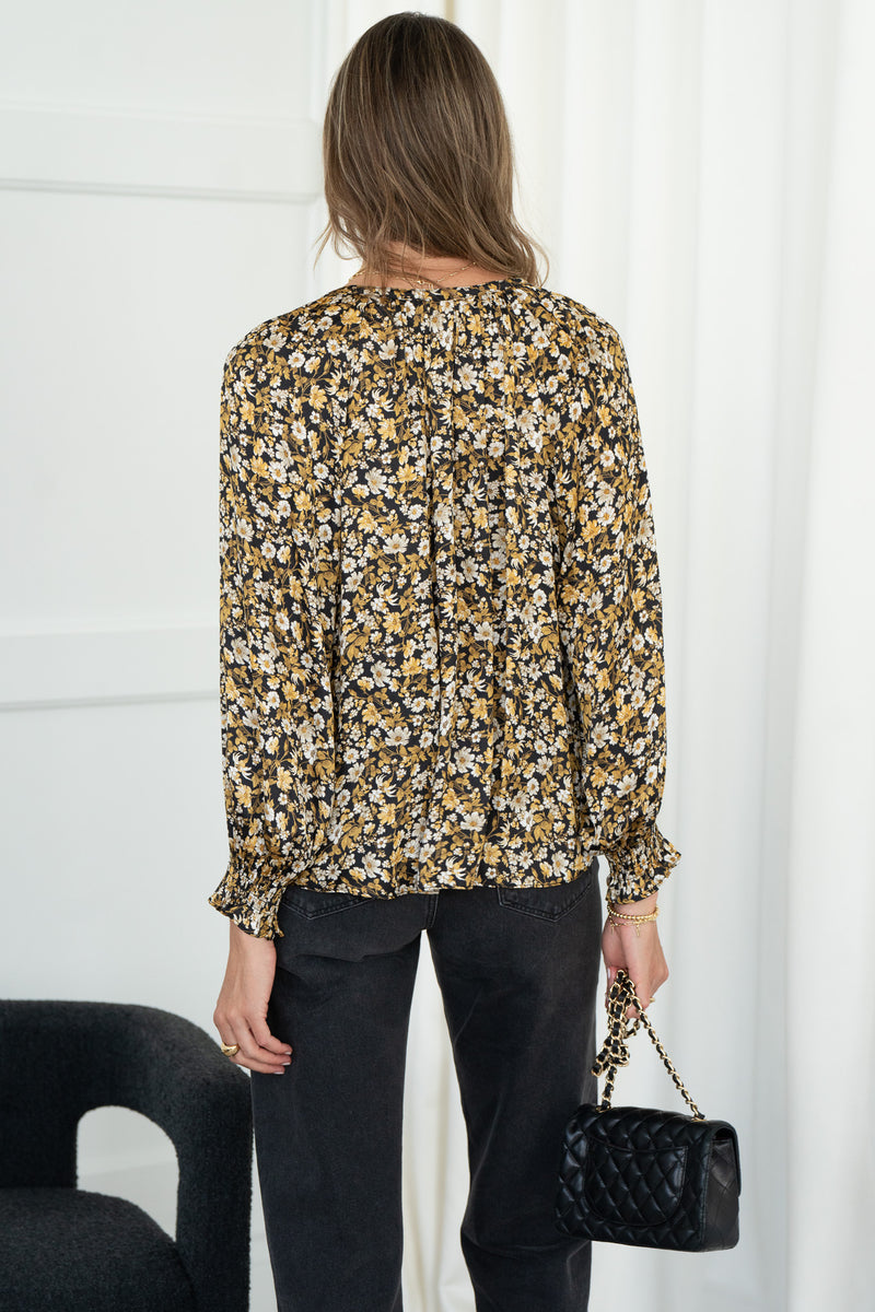 HIGHLY MOTIVATED PRINTED BLOUSE