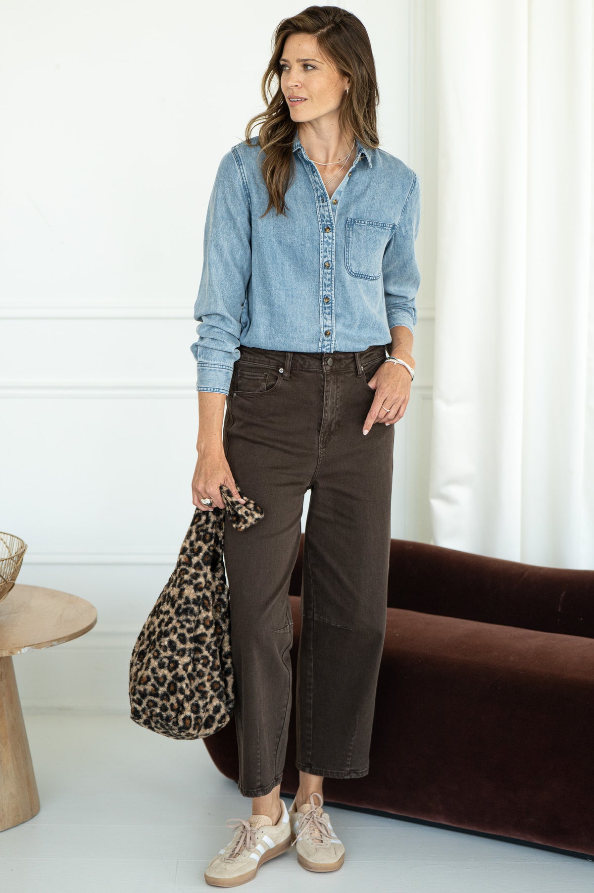 BURKE DENIM SHIRT-BL