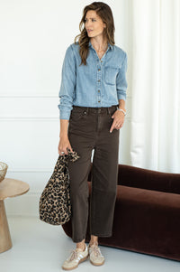 BURKE DENIM SHIRT-BL