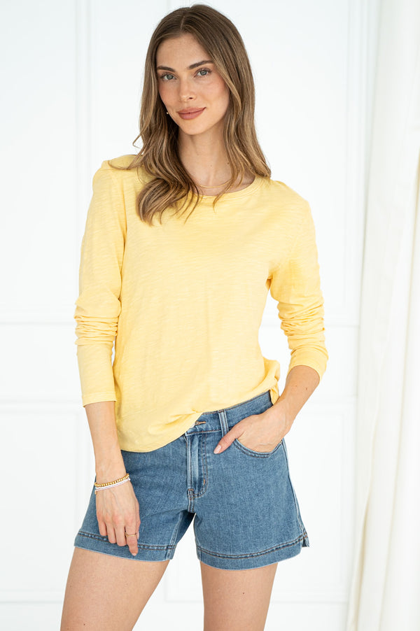 TRENT COTTON L/S TEE-YL