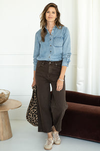 BURKE DENIM SHIRT-BL