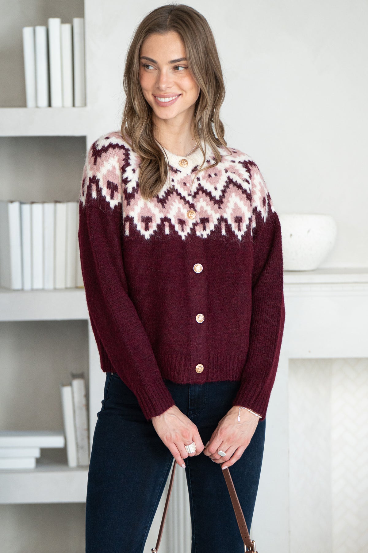 OZZY FAIRISLE CARDIGAN