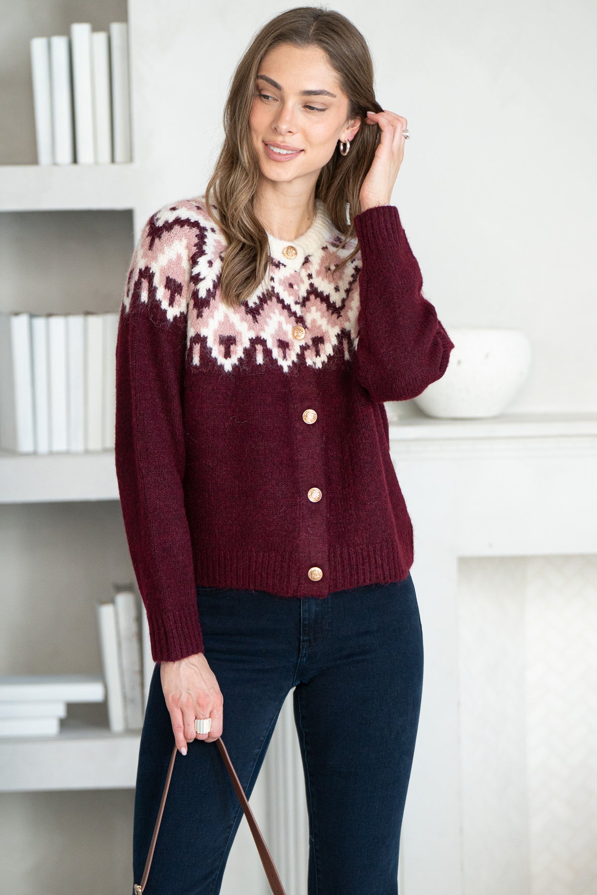 OZZY FAIRISLE CARDIGAN