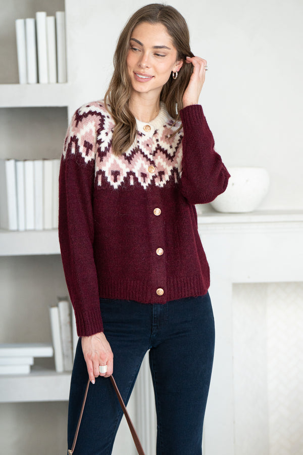 OZZY FAIRISLE CARDIGAN
