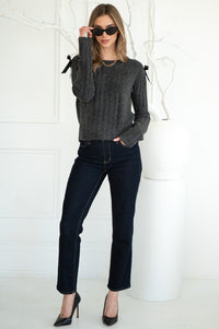 JOEY BOW DETAIL SWEATER