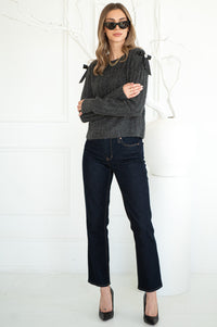 JOEY BOW DETAIL SWEATER