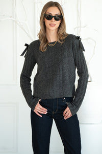 JOEY BOW DETAIL SWEATER