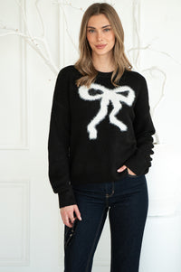 AMBROSE BOW SWEATER