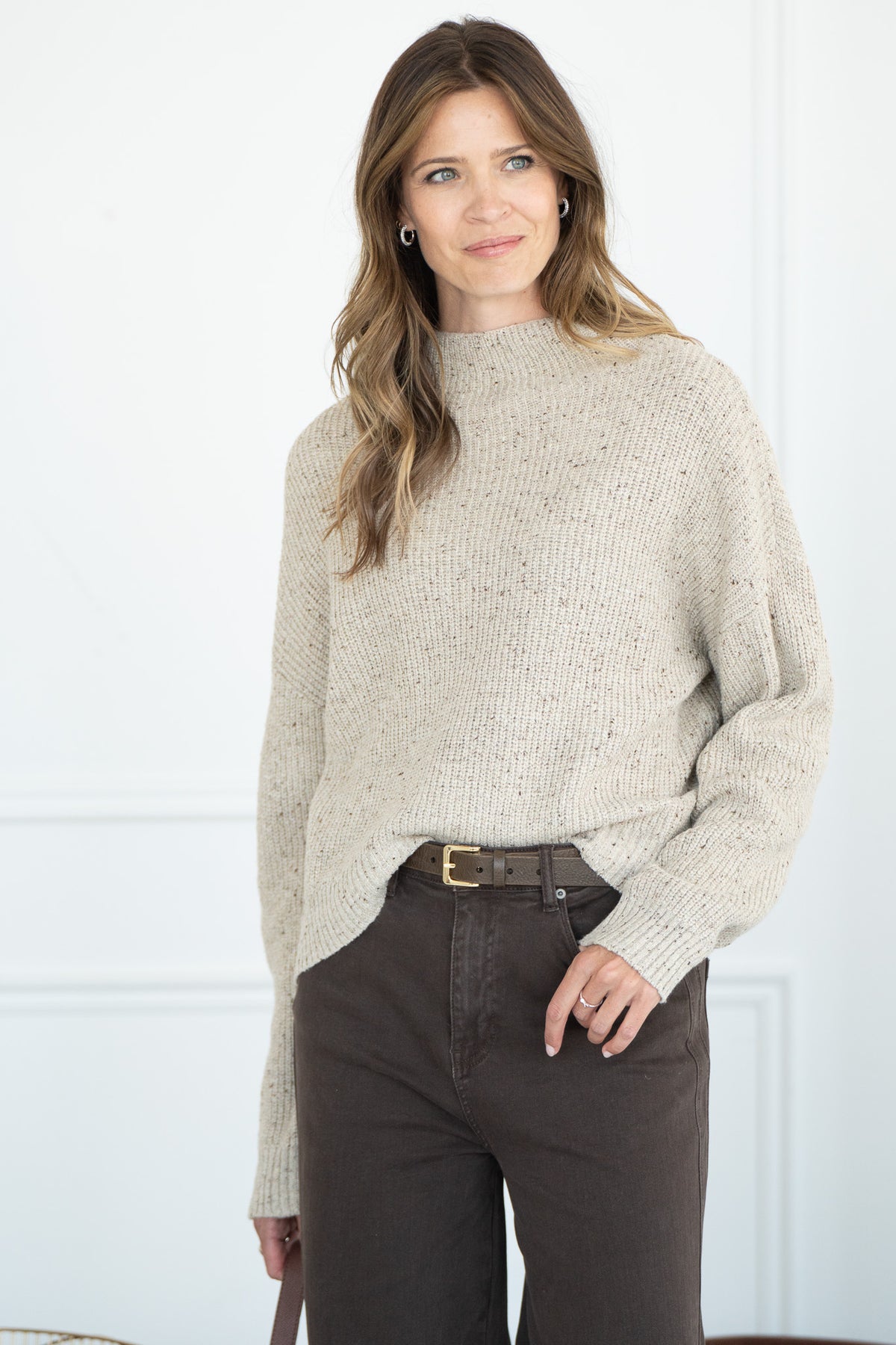 EVOLET FLECK SWEATER