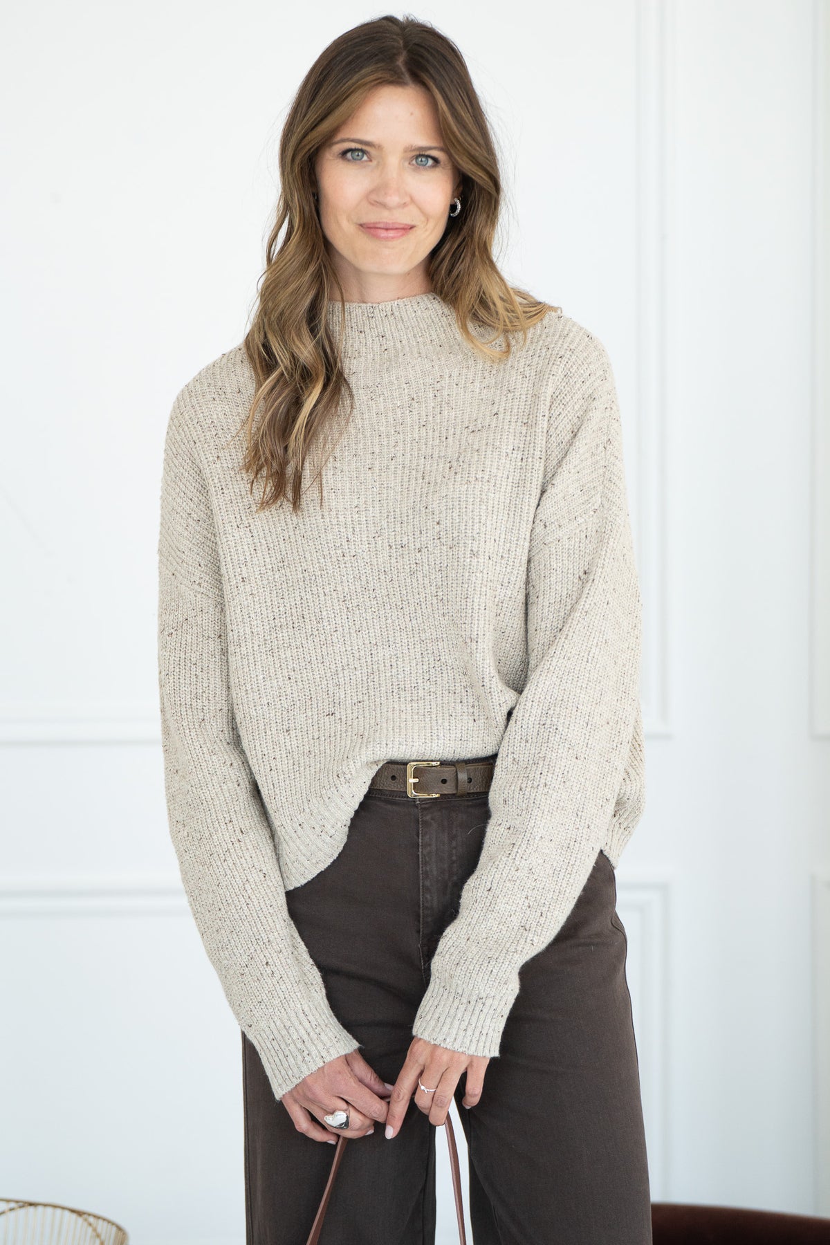 EVOLET FLECK SWEATER