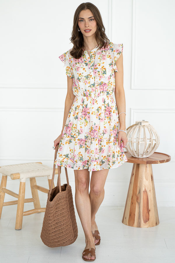 TURNING HEADS PRINTED DRESS