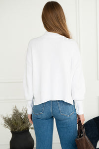 PARADISE COTTON CARDIGAN-WH