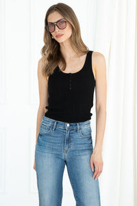EMMA HENLEY KNIT TANK-BK