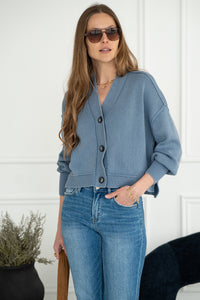 PARADISE COTTON CARDIGAN-BL