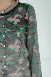 CAMO CARDIGAN