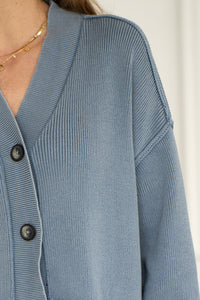 PARADISE COTTON CARDIGAN-BL