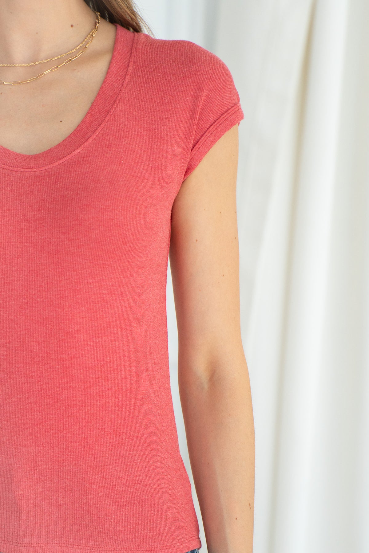 REEVES RIBBED MODAL TANK-RD