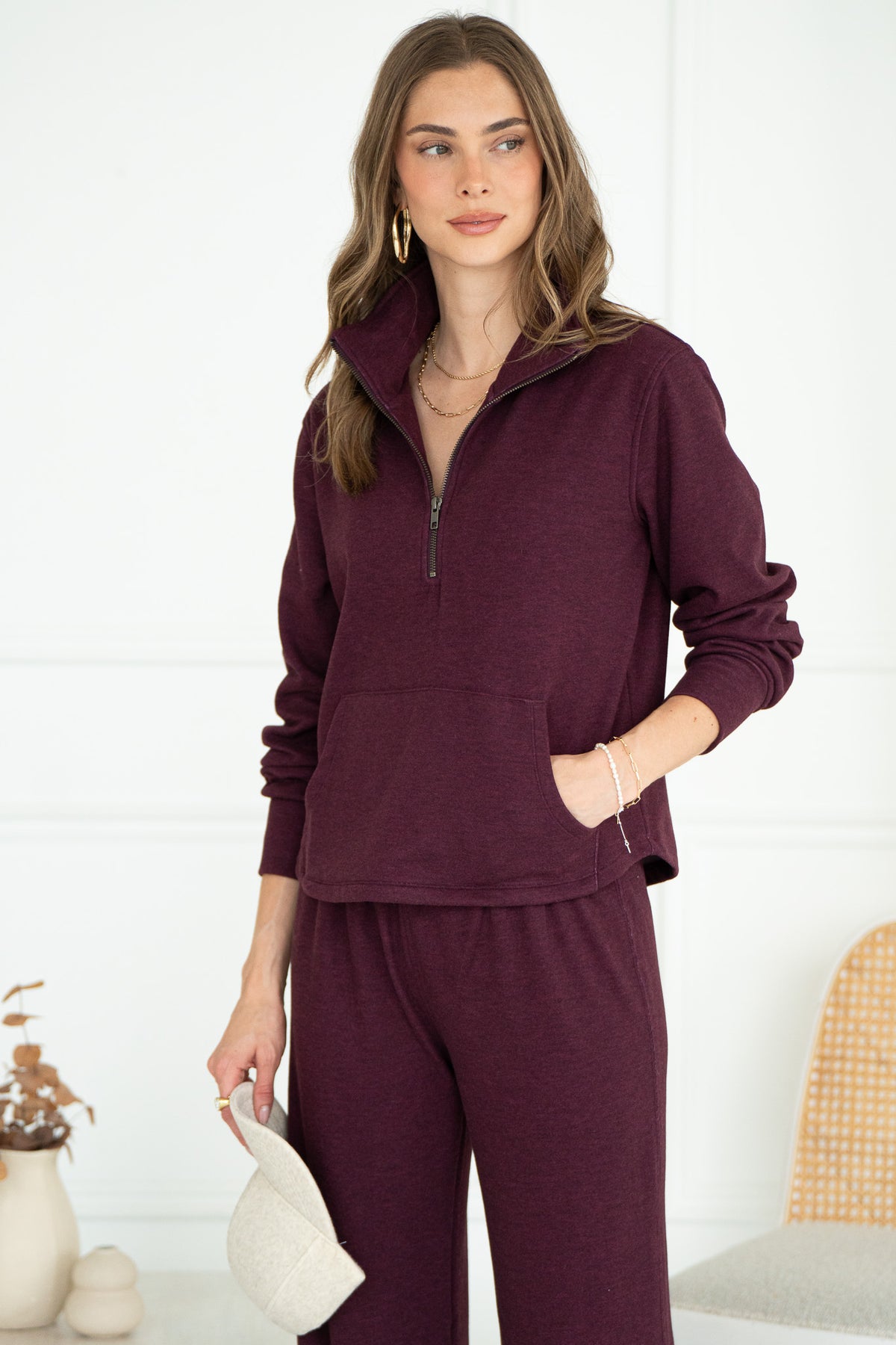 RUNE LUXURY QUARTER ZIP SWEATSHIRT-WI