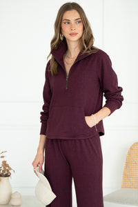 RUNE LUXURY QUARTER ZIP SWEATSHIRT-WI
