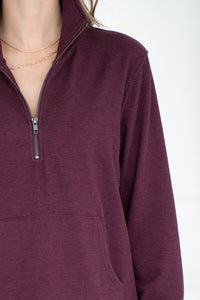 RUNE LUXURY QUARTER ZIP SWEATSHIRT-WI