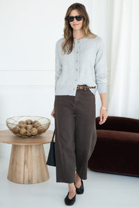 BEAU KNIT CARDIGAN-GY