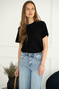 LANDRY COTTON TEE-BK