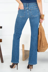 PHOEBE BOOTCUT JEANS IN DARK DENIM