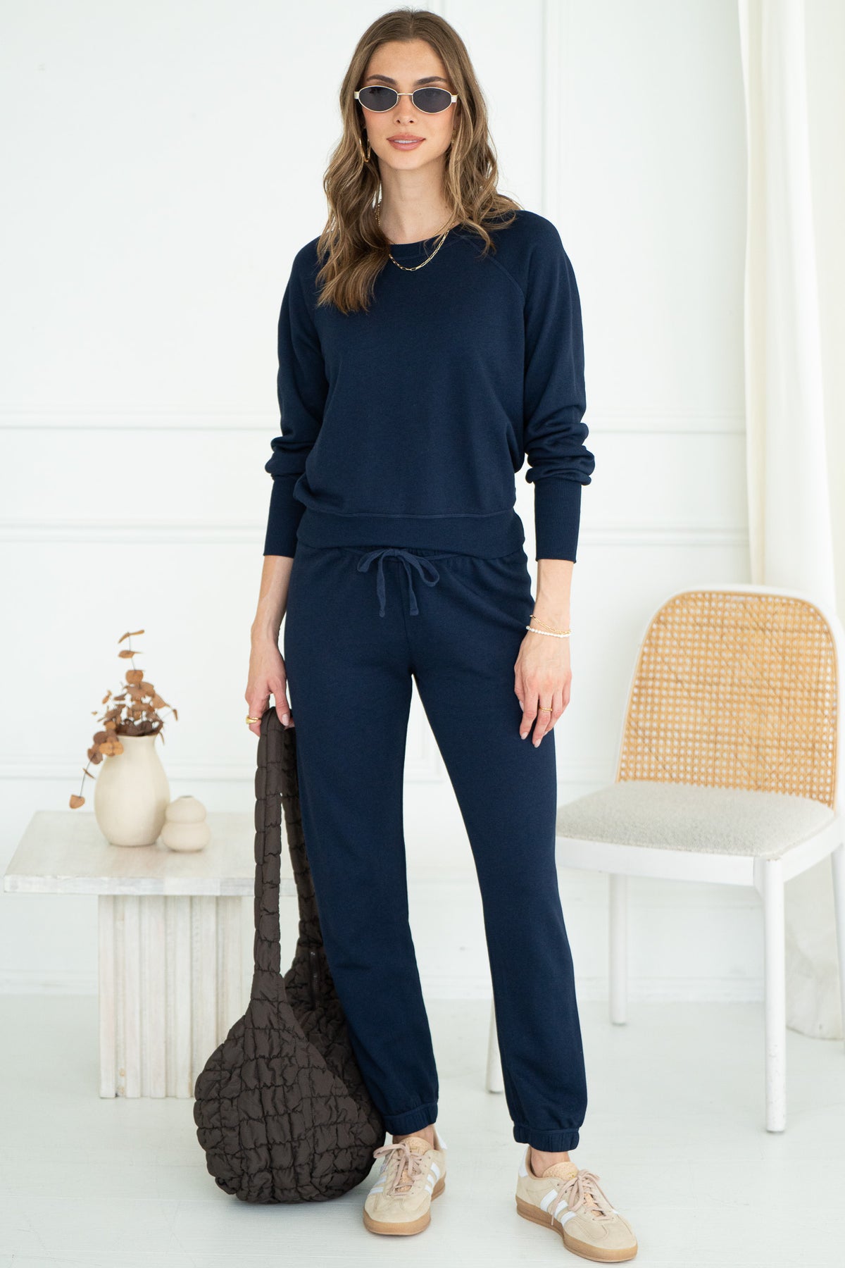 ADLAI COTTON MODAL  JOGGER-BL