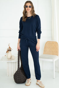 ADLAI COTTON MODAL  JOGGER-BL