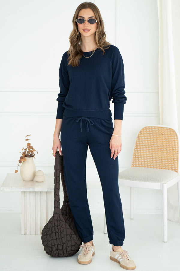 ADLAI COTTON MODAL  JOGGER-BL