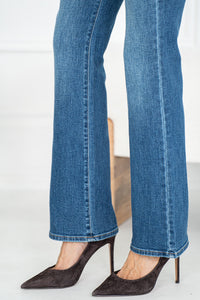 PHOEBE BOOTCUT JEANS IN DARK DENIM